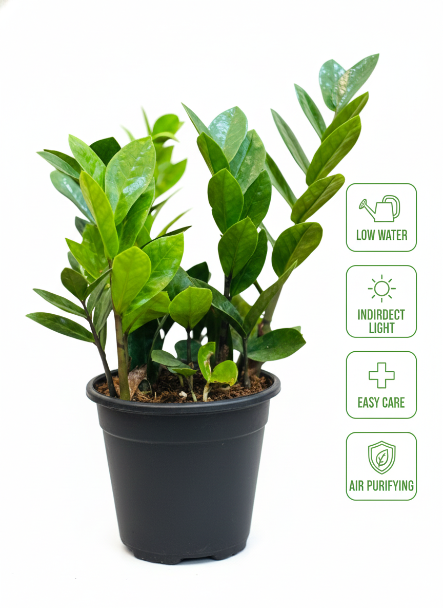 Zamia Green (ZZ Plant)